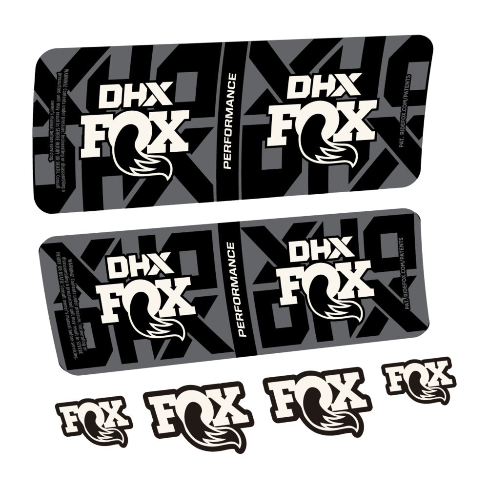 Decal Fox DHX Performance 2027, Rear Shox, bike sticker vinyl