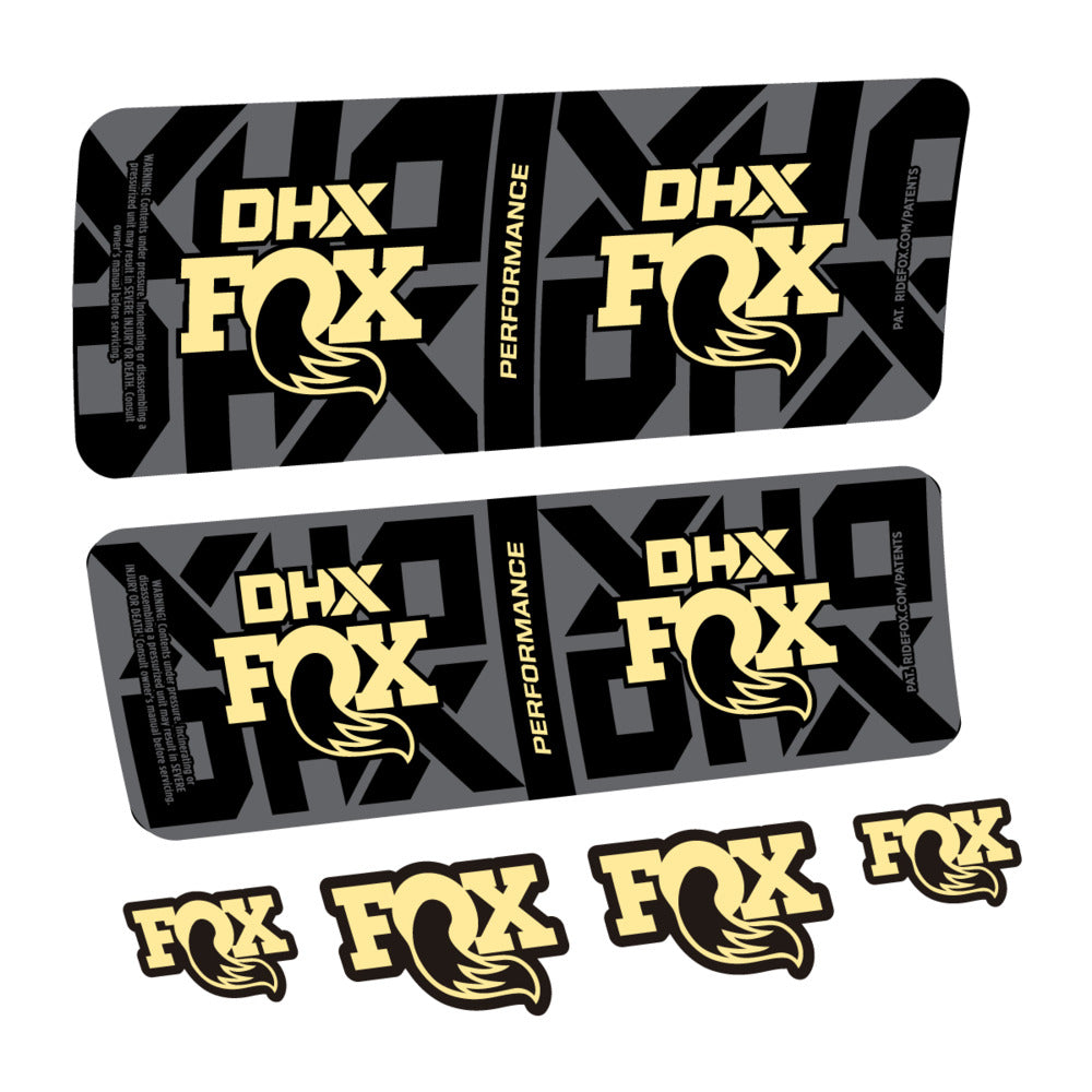 Decal Fox DHX Performance 2027, Rear Shox, bike sticker vinyl