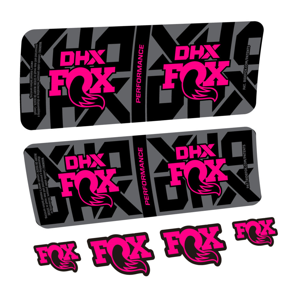 Decal Fox DHX Performance 2027, Rear Shox, bike sticker vinyl