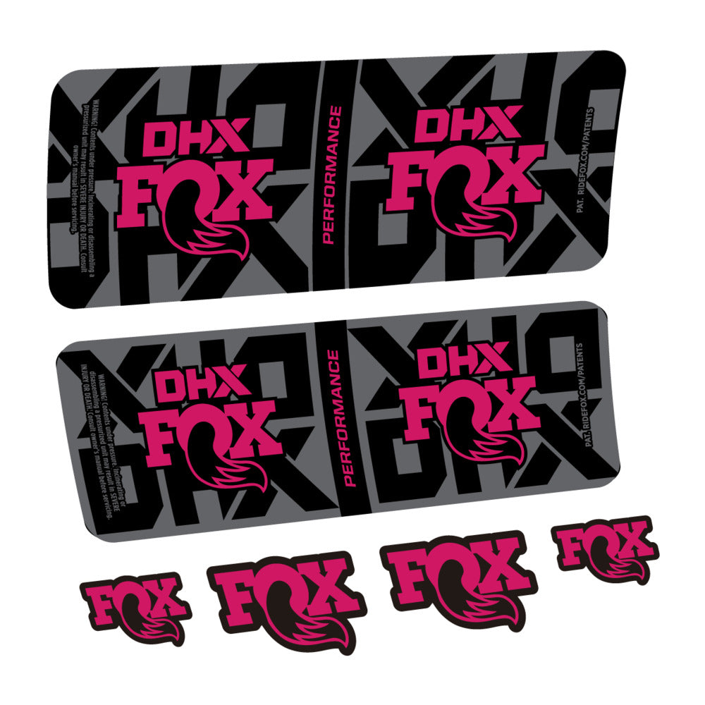 Decal Fox DHX Performance 2027, Rear Shox, bike sticker vinyl
