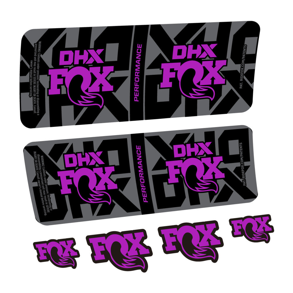 Decal Fox DHX Performance 2027, Rear Shox, bike sticker vinyl