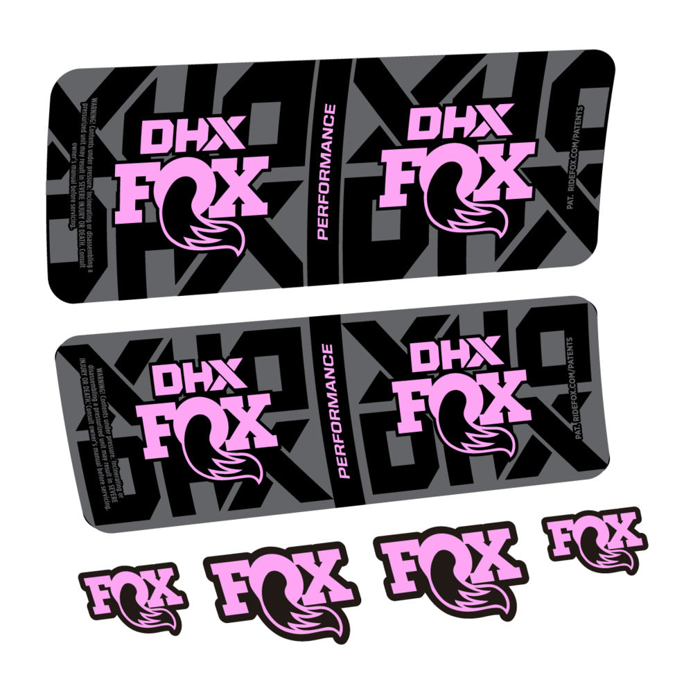 Decal Fox DHX Performance 2027, Rear Shox, bike sticker vinyl