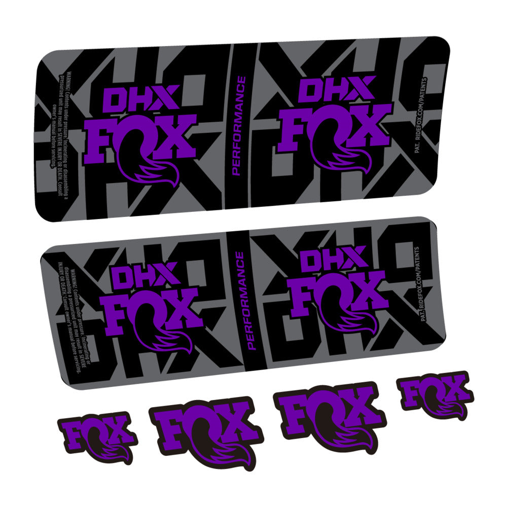 Decal Fox DHX Performance 2027, Rear Shox, bike sticker vinyl