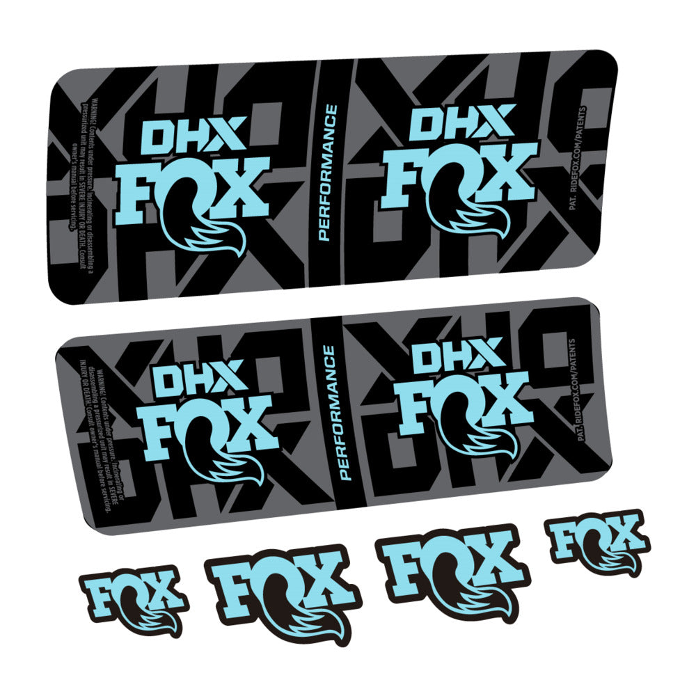 Decal Fox DHX Performance 2027, Rear Shox, bike sticker vinyl