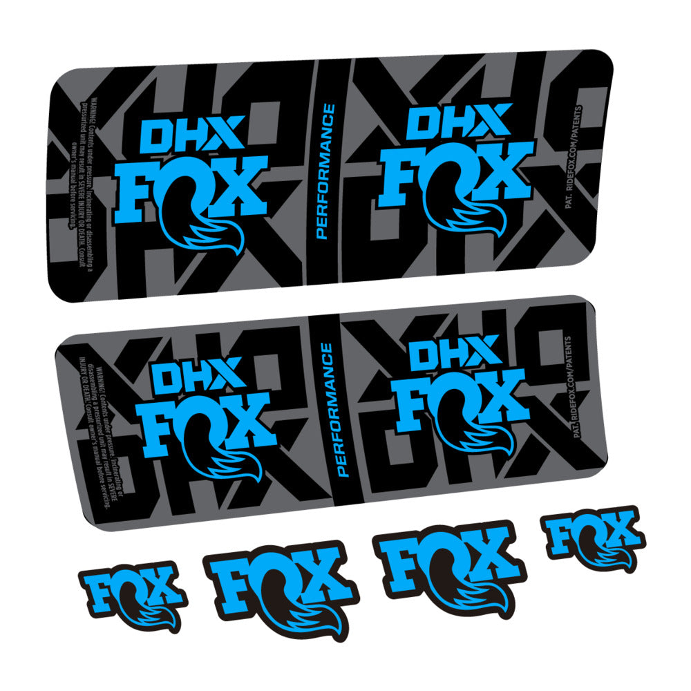 Decal Fox DHX Performance 2027, Rear Shox, bike sticker vinyl