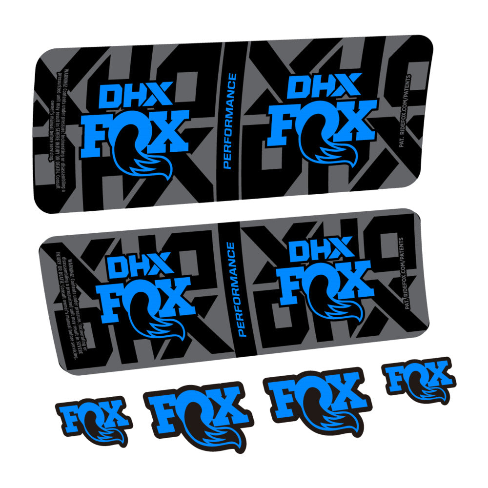 Decal Fox DHX Performance 2027, Rear Shox, bike sticker vinyl
