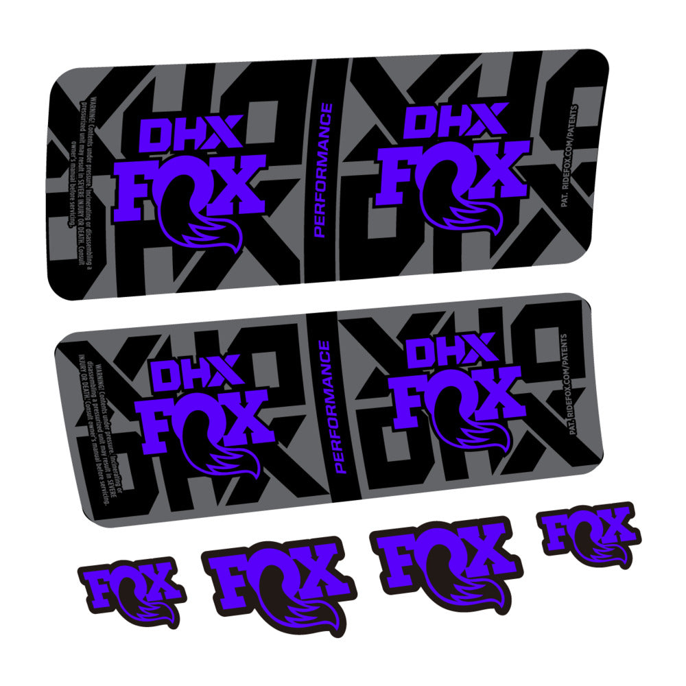 Decal Fox DHX Performance 2027, Rear Shox, bike sticker vinyl