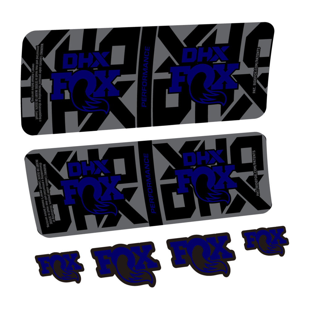 Decal Fox DHX Performance 2027, Rear Shox, bike sticker vinyl