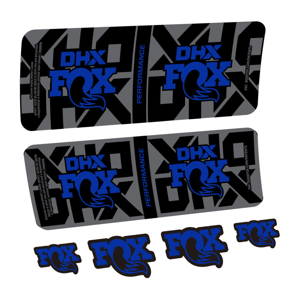 Decal Fox DHX Performance 2027, Rear Shox, bike sticker vinyl