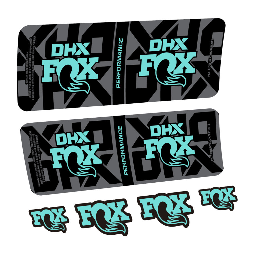 Decal Fox DHX Performance 2027, Rear Shox, bike sticker vinyl