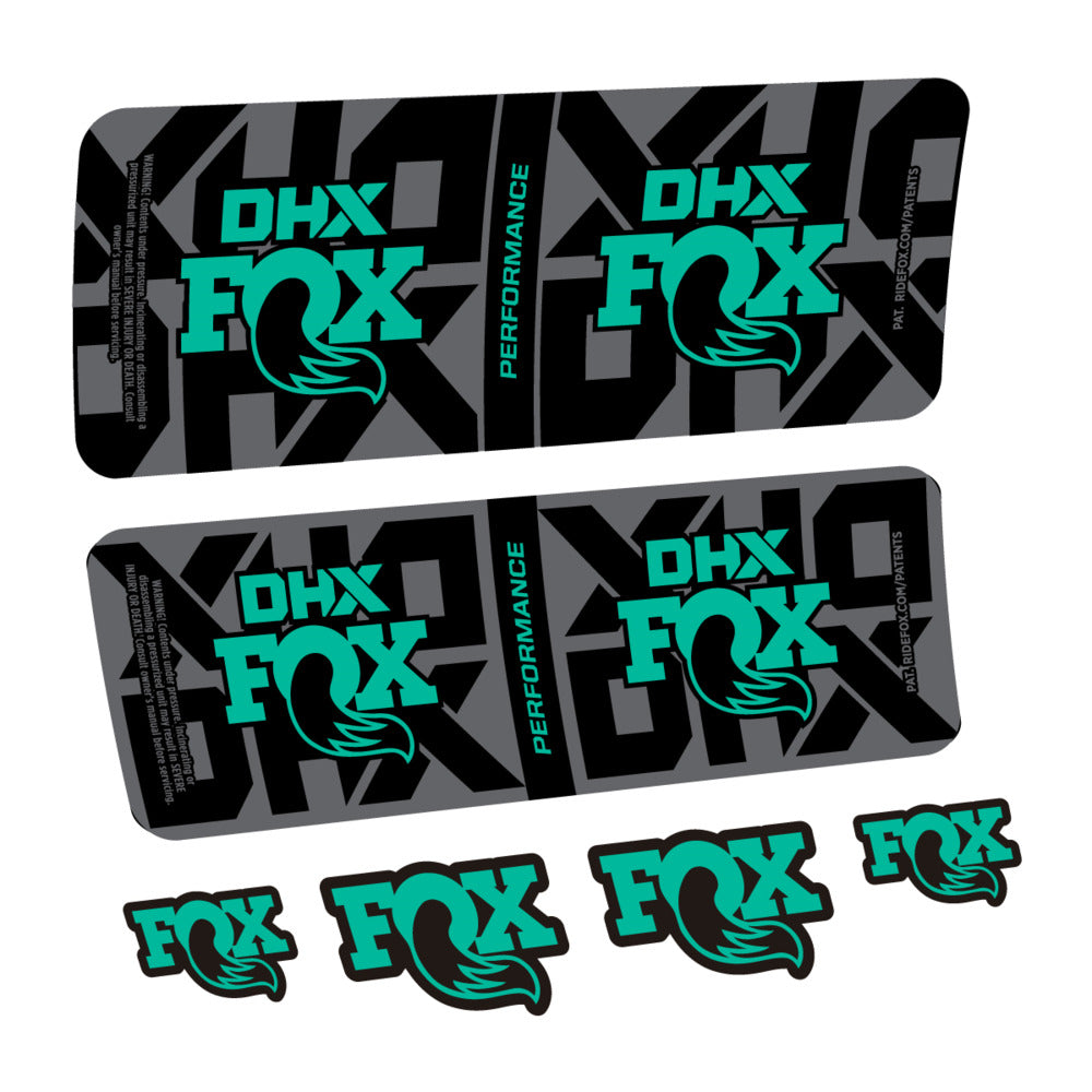 Decal Fox DHX Performance 2027, Rear Shox, bike sticker vinyl