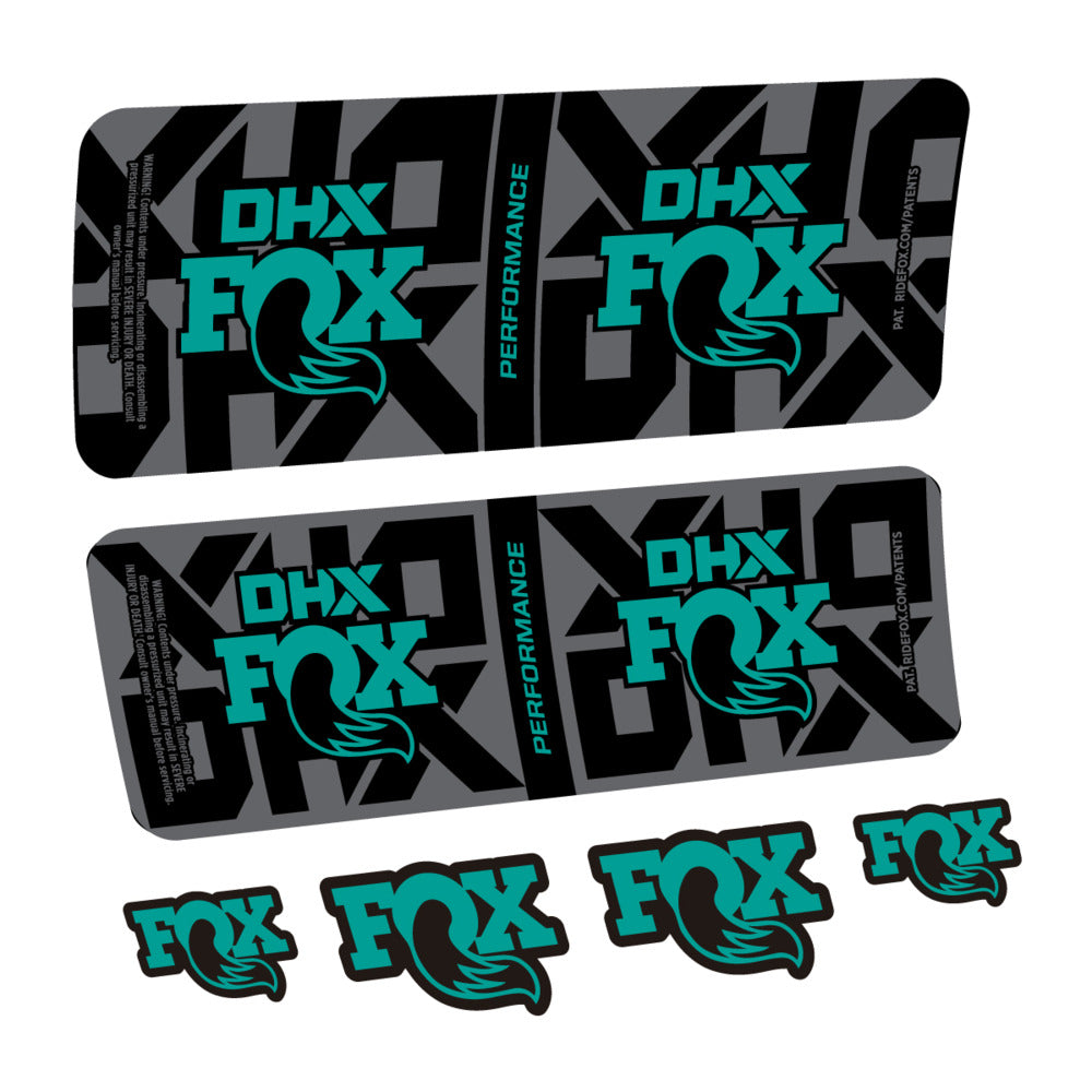 Decal Fox DHX Performance 2027, Rear Shox, bike sticker vinyl