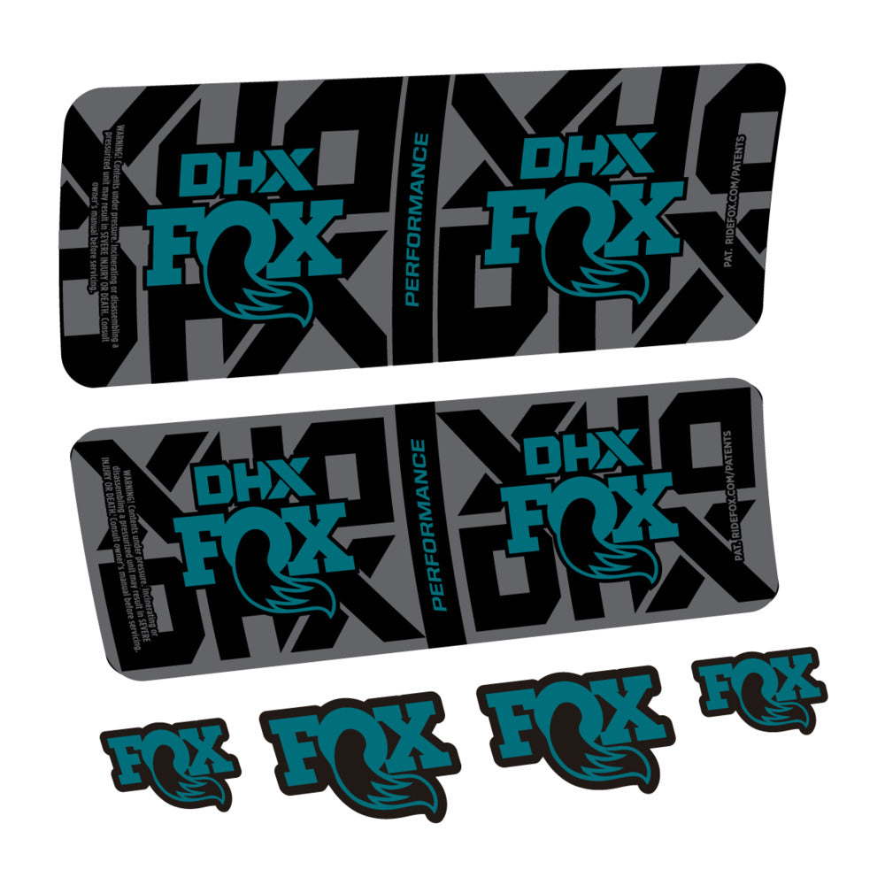 Decal Fox DHX Performance 2027, Rear Shox, bike sticker vinyl