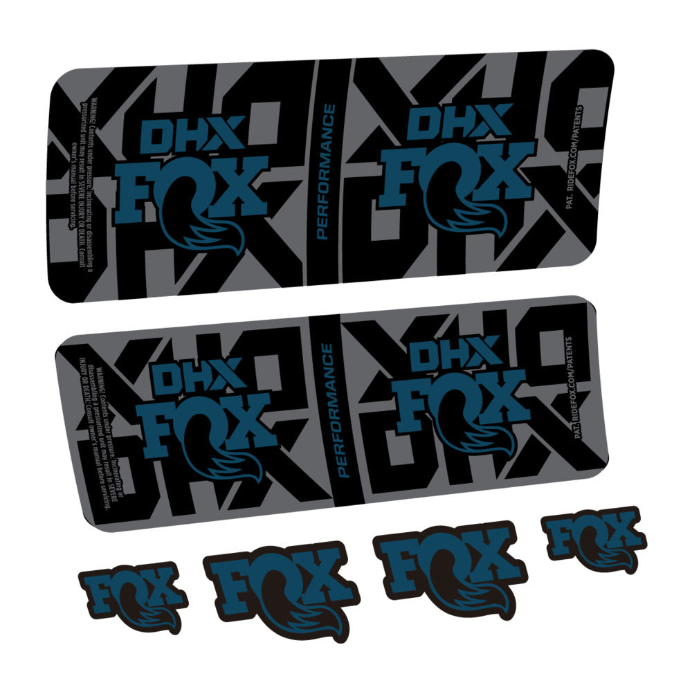 Decal Fox DHX Performance 2027, Rear Shox, bike sticker vinyl