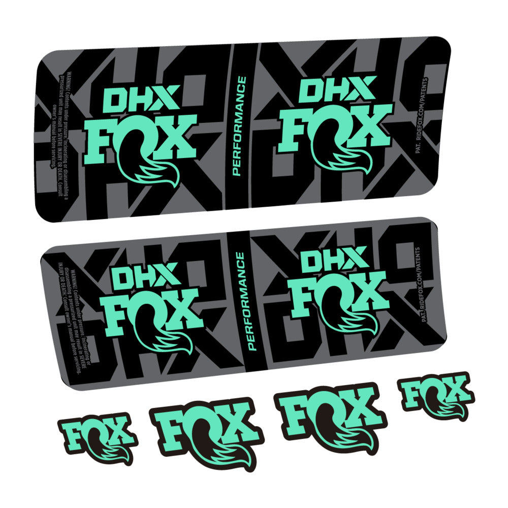 Decal Fox DHX Performance 2027, Rear Shox, bike sticker vinyl