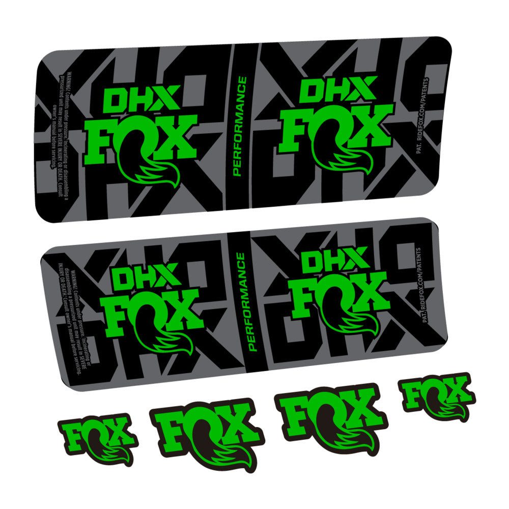 Decal Fox DHX Performance 2027, Rear Shox, bike sticker vinyl