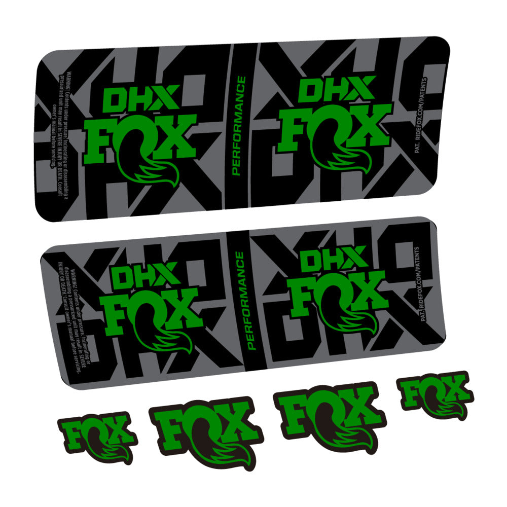 Decal Fox DHX Performance 2027, Rear Shox, bike sticker vinyl