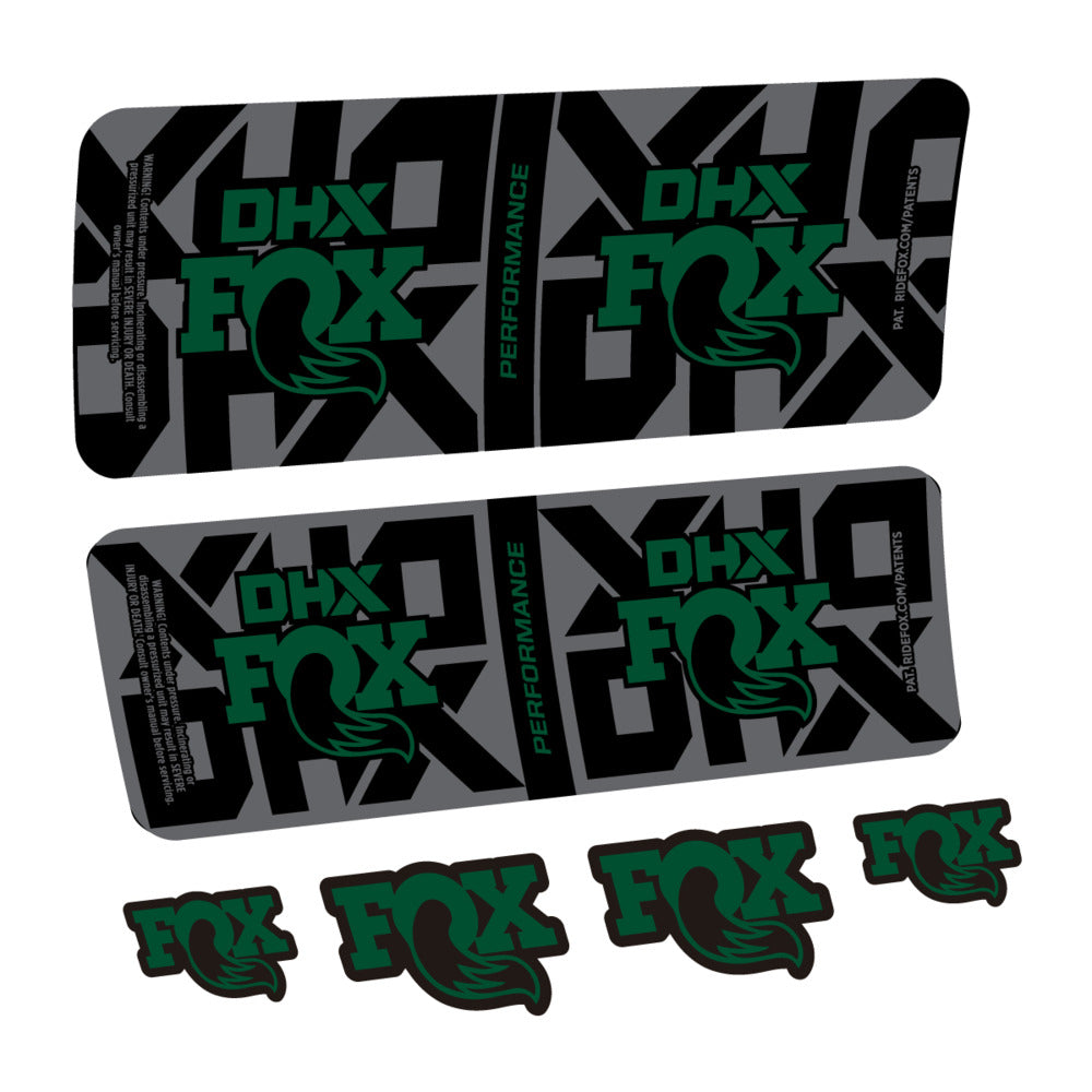 Decal Fox DHX Performance 2027, Rear Shox, bike sticker vinyl