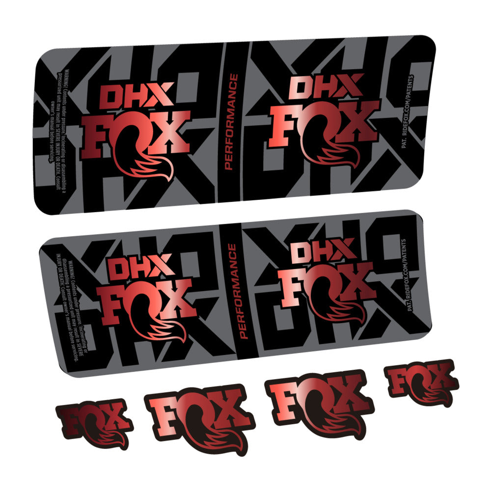 Decal Fox DHX Performance 2027, Rear Shox, bike sticker vinyl