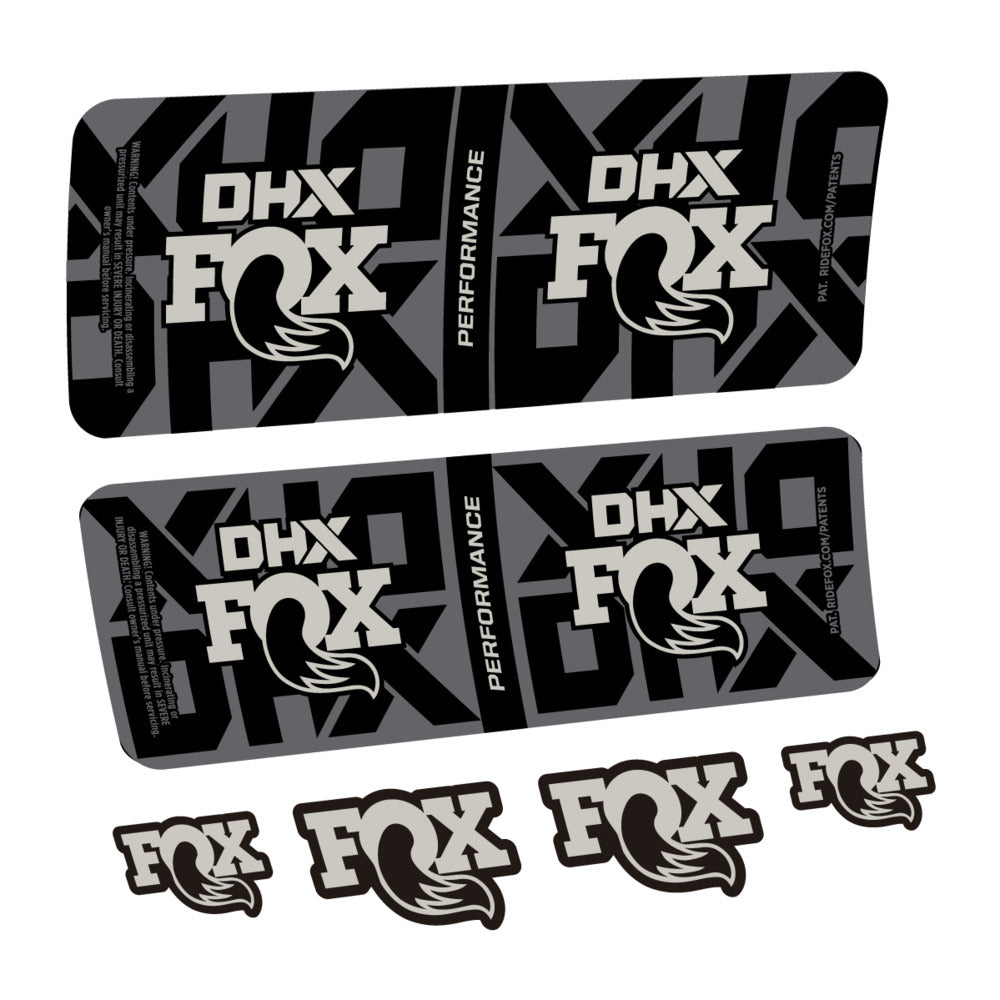 Decal Fox DHX Performance 2027, Rear Shox, bike sticker vinyl