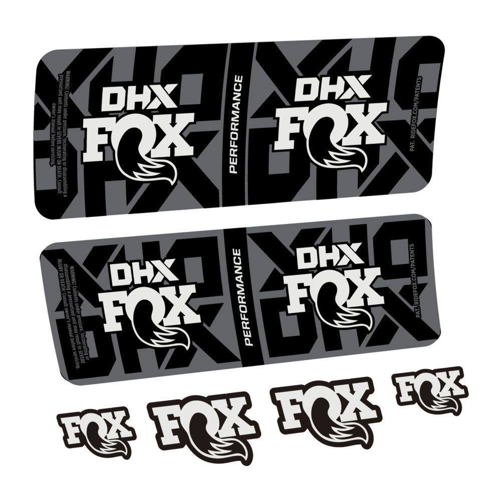 Decal Fox DHX Performance 2027, Rear Shox, bike sticker vinyl