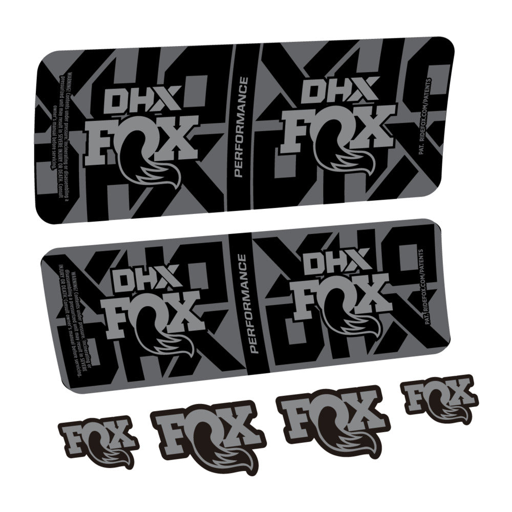 Decal Fox DHX Performance 2027, Rear Shox, bike sticker vinyl