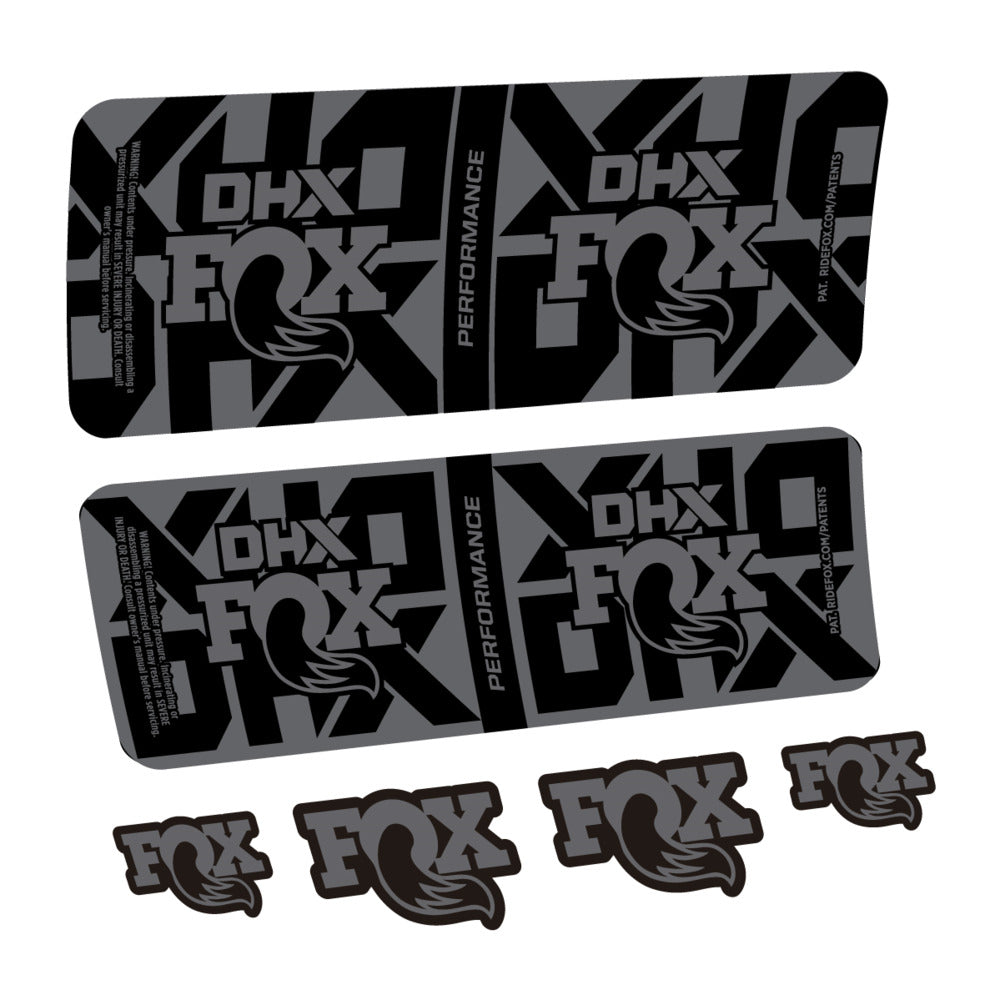 Decal Fox DHX Performance 2027, Rear Shox, bike sticker vinyl