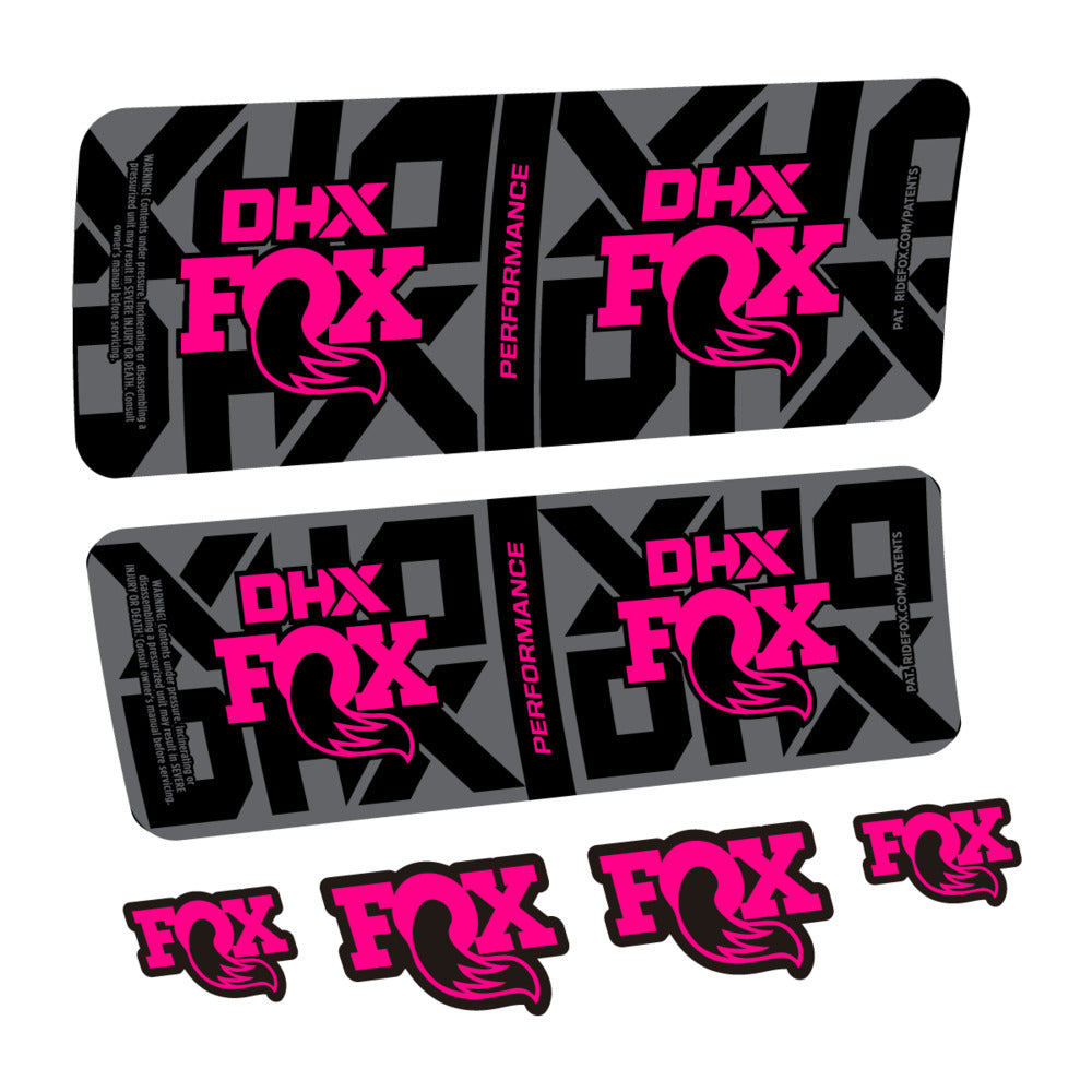 Decal Fox DHX Performance 2027, Rear Shox, bike sticker vinyl