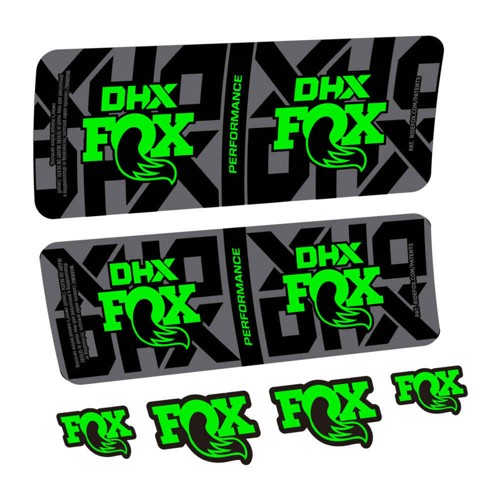Decal Fox DHX Performance 2027, Rear Shox, bike sticker vinyl