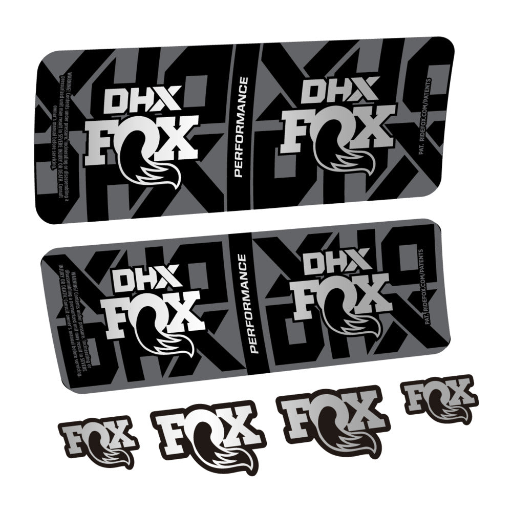 Decal Fox DHX Performance 2027, Rear Shox, bike sticker vinyl