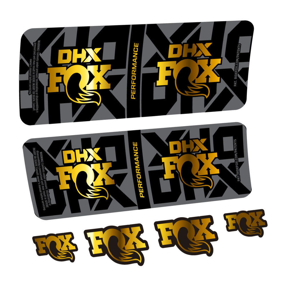 Decal Fox DHX Performance 2027, Rear Shox, bike sticker vinyl