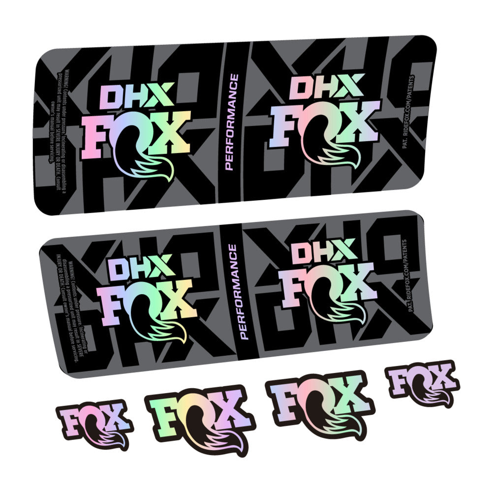 Decal Fox DHX Performance 2027, Rear Shox, bike sticker vinyl