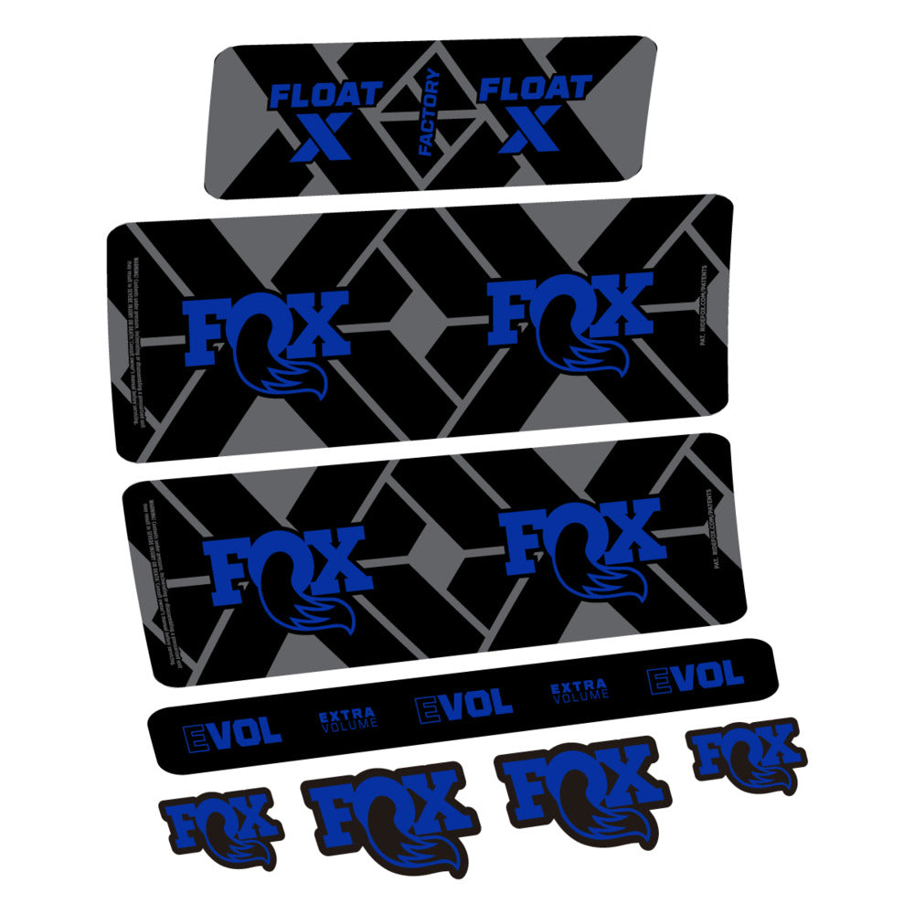 Decal Fox Float X Factory 2027, Rear Shox, bike sticker vinyl