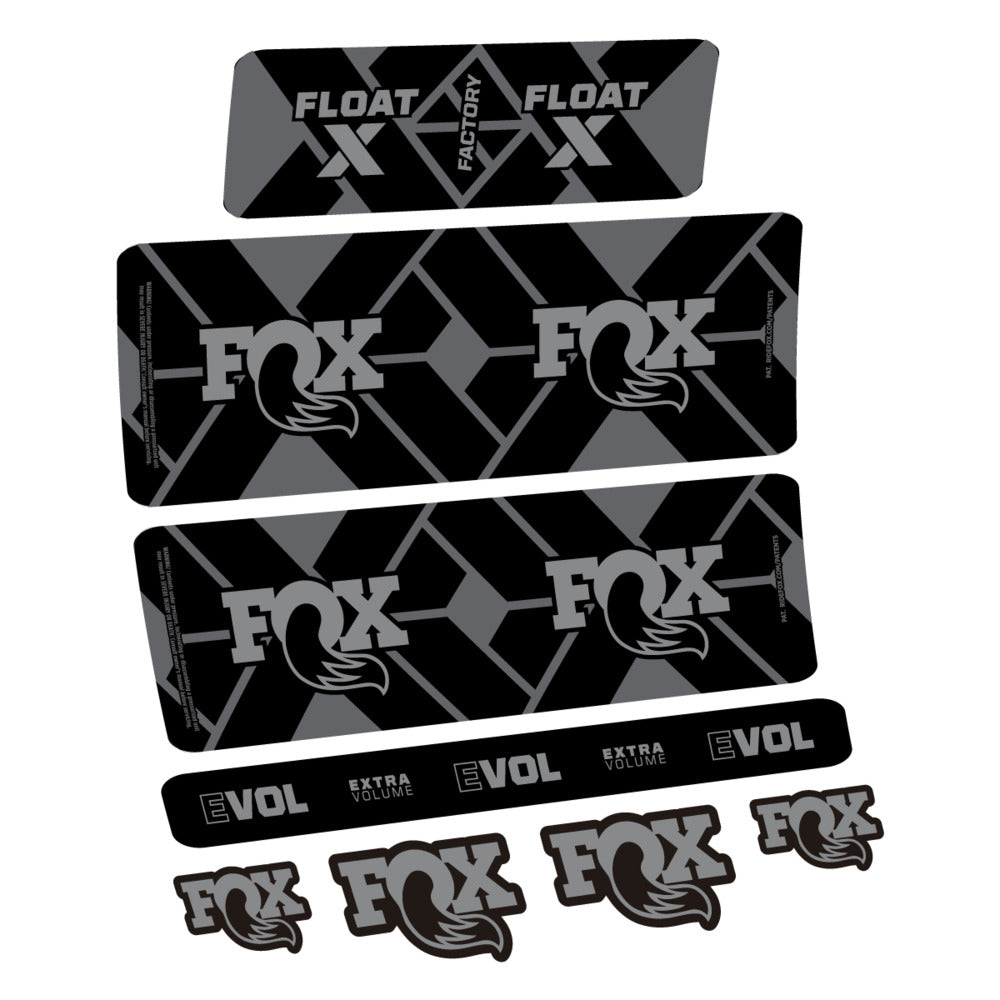 Decal Fox Float X Factory 2027, Rear Shox, bike sticker vinyl