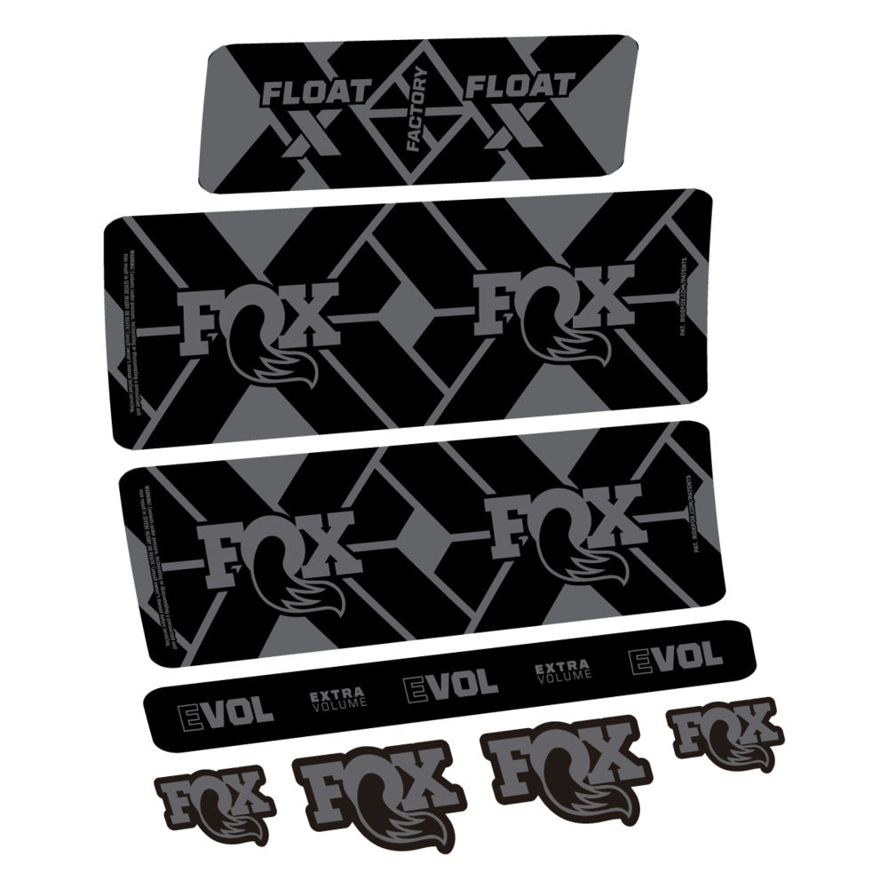 Decal Fox Float X Factory 2027, Rear Shox, bike sticker vinyl