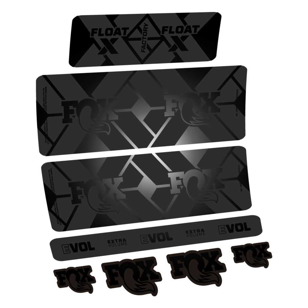 Decal Fox Float X Factory 2027, Rear Shox, bike sticker vinyl