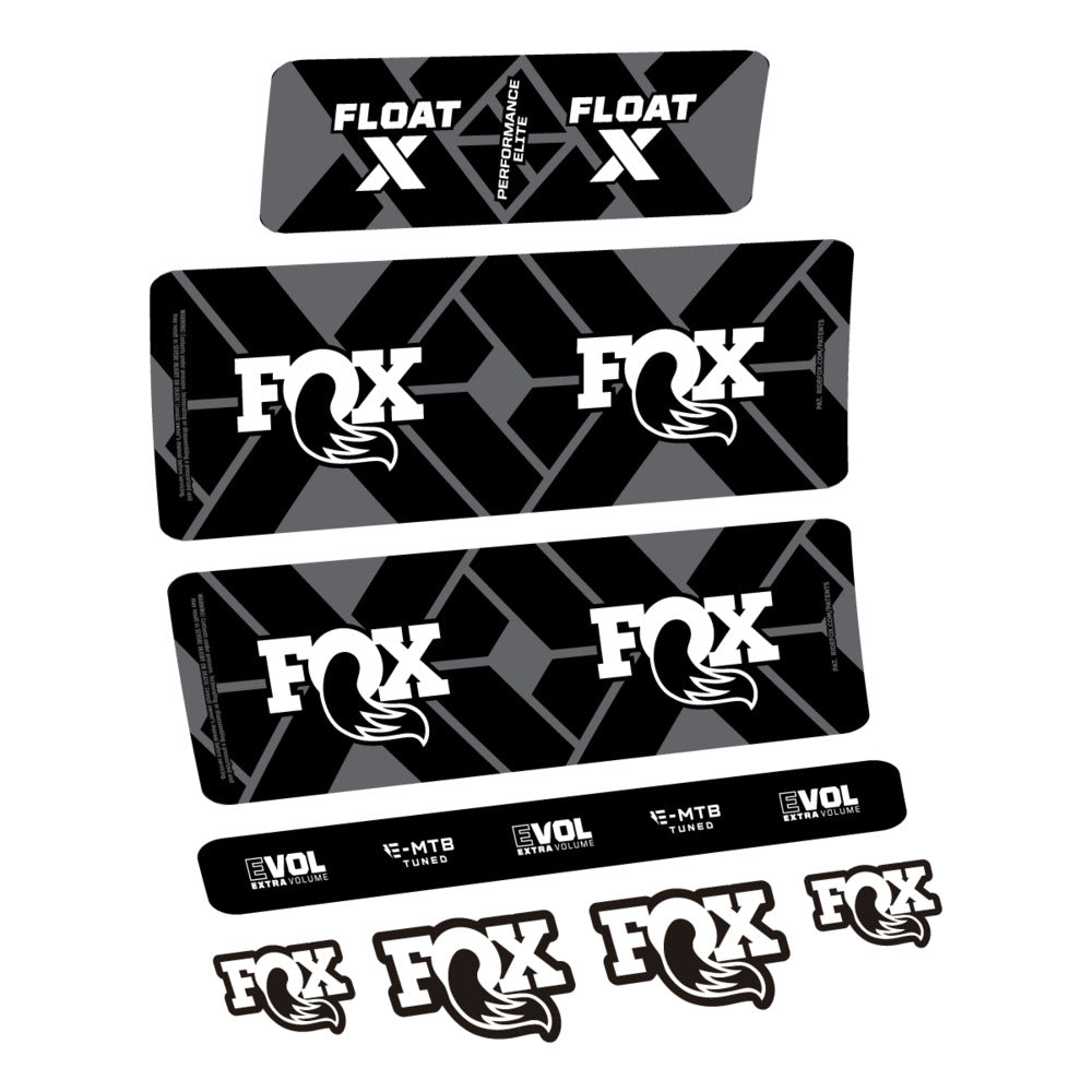 Decal Fox Float X Performance Elite E-MTB 2027, Rear Shox, bike sticker vinyl