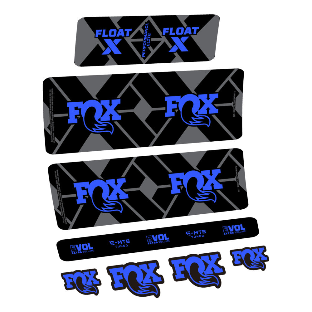 Decal Fox Float X Performance Elite E-MTB 2027, Rear Shox, bike sticker vinyl