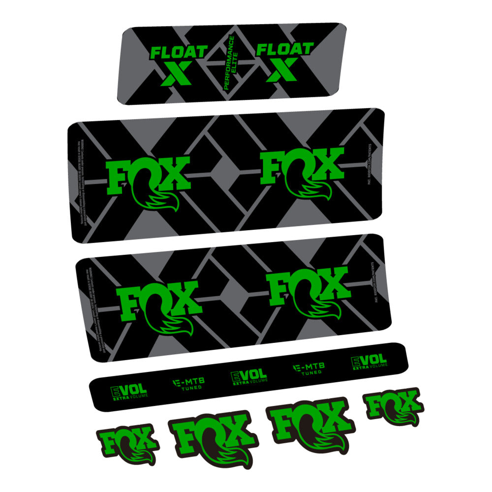 Decal Fox Float X Performance Elite E-MTB 2027, Rear Shox, bike sticker vinyl