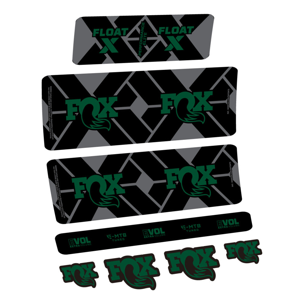 Decal Fox Float X Performance Elite E-MTB 2027, Rear Shox, bike sticker vinyl