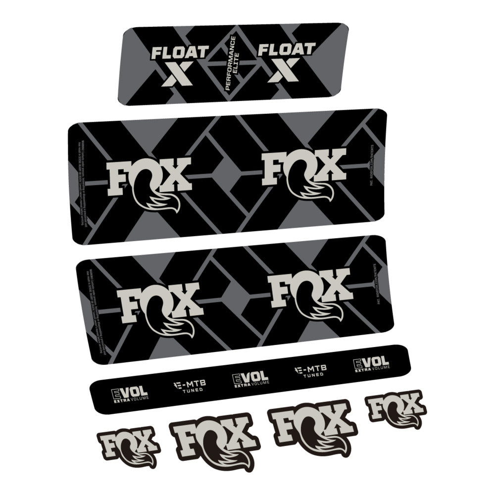 Decal Fox Float X Performance Elite E-MTB 2027, Rear Shox, bike sticker vinyl