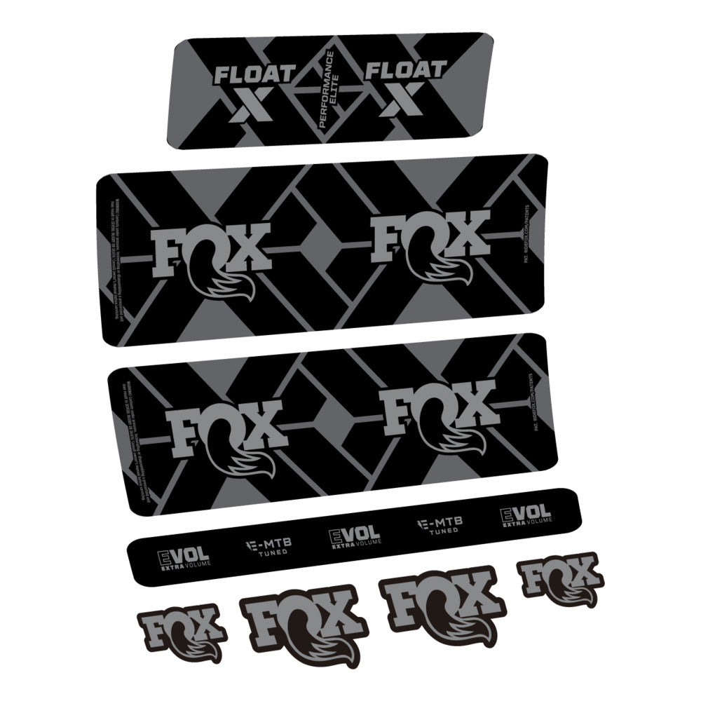 Decal Fox Float X Performance Elite E-MTB 2027, Rear Shox, bike sticker vinyl