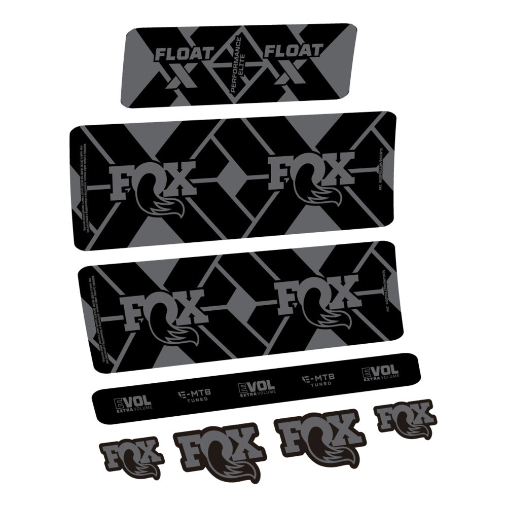 Decal Fox Float X Performance Elite E-MTB 2027, Rear Shox, bike sticker vinyl