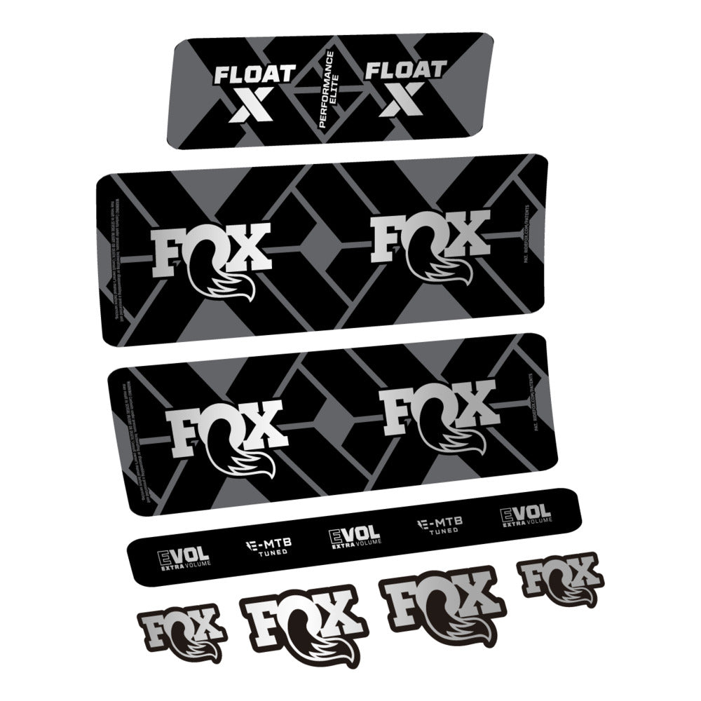 Decal Fox Float X Performance Elite E-MTB 2027, Rear Shox, bike sticker vinyl