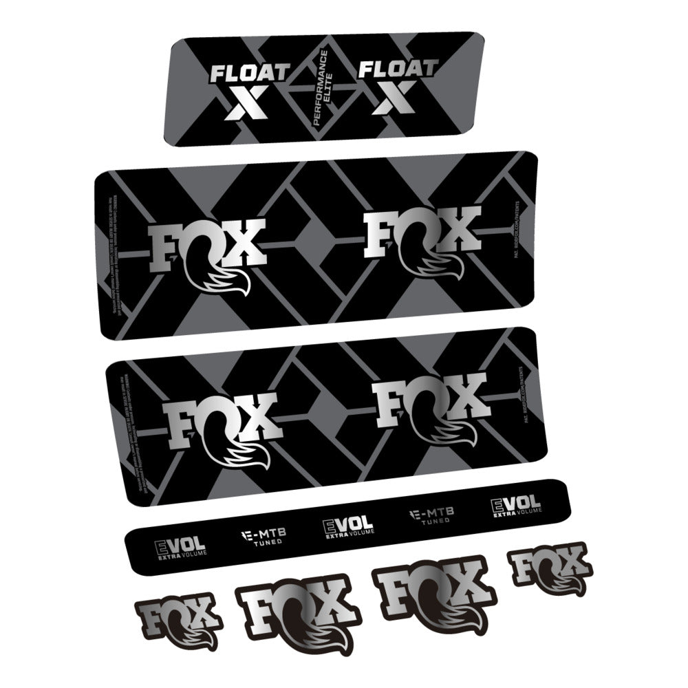 Decal Fox Float X Performance Elite E-MTB 2027, Rear Shox, bike sticker vinyl