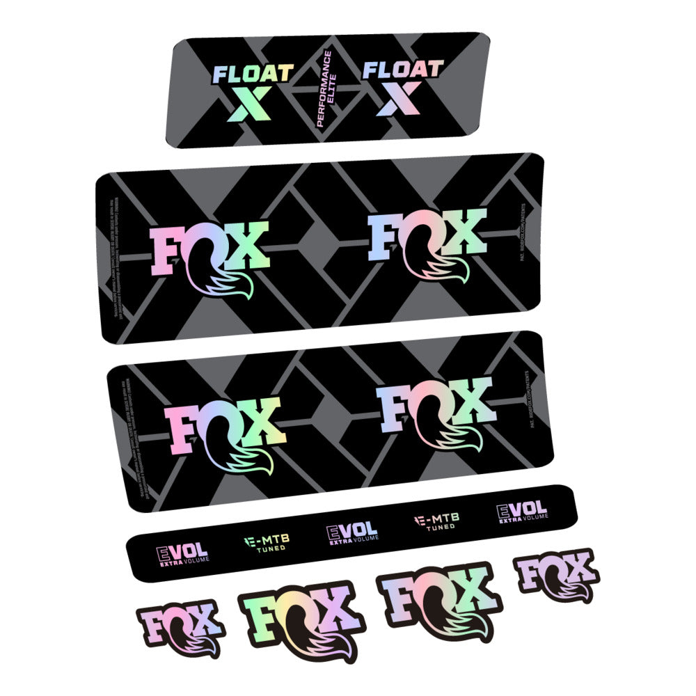 Decal Fox Float X Performance Elite E-MTB 2027, Rear Shox, bike sticker vinyl