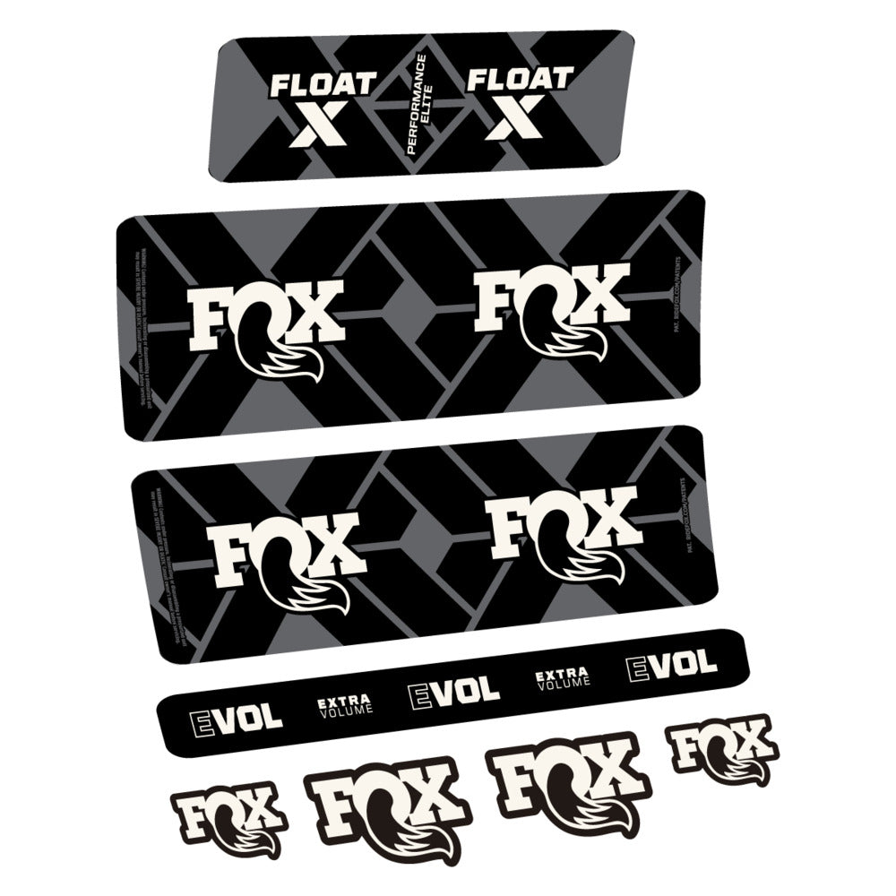 Decal Fox Float X Performance Elite 2027, Rear Shox, bike sticker vinyl