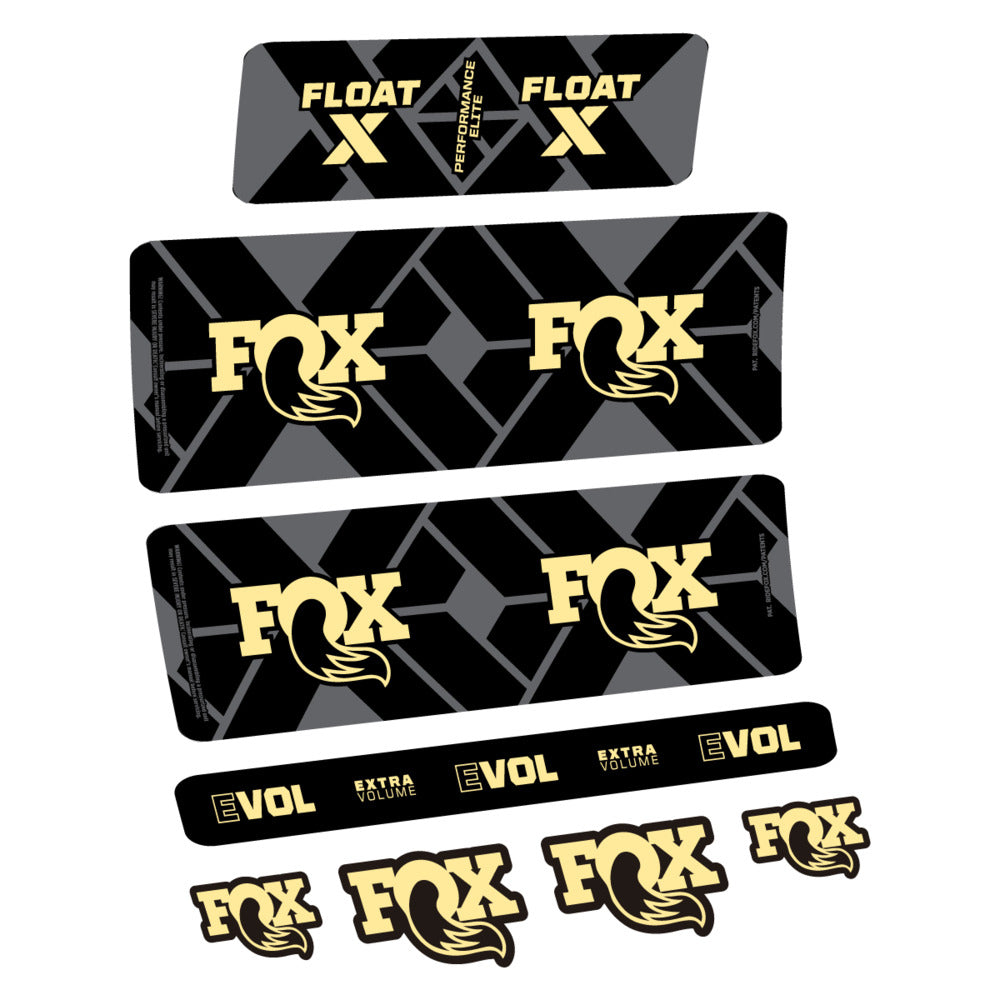 Decal Fox Float X Performance Elite 2027, Rear Shox, bike sticker vinyl