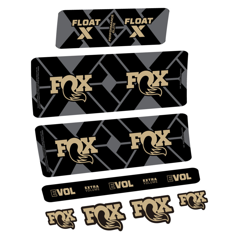 Decal Fox Float X Performance Elite 2027, Rear Shox, bike sticker vinyl