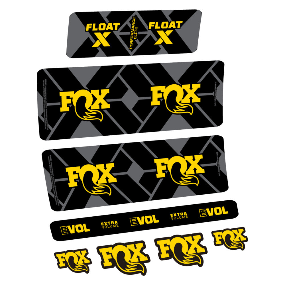 Decal Fox Float X Performance Elite 2027, Rear Shox, bike sticker vinyl